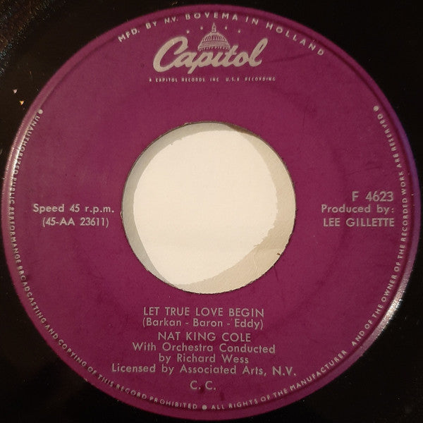 Nat King Cole : Cappuccina / Let True Love Begin (7", Single)