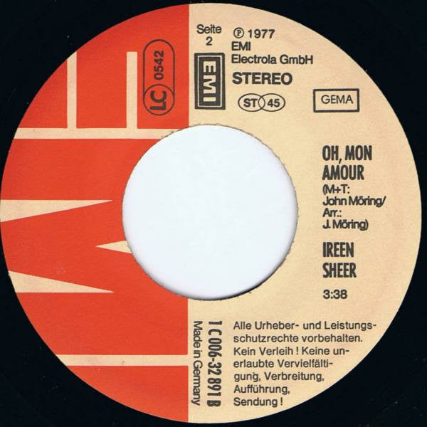 Ireen Sheer : Feuer (7", Single, Tel)