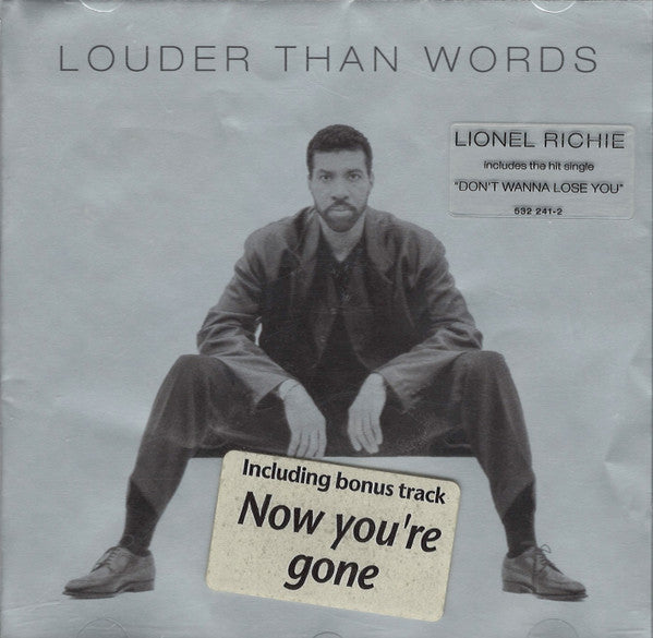 Lionel Richie : Louder Than Words (CD, Album, PMD)