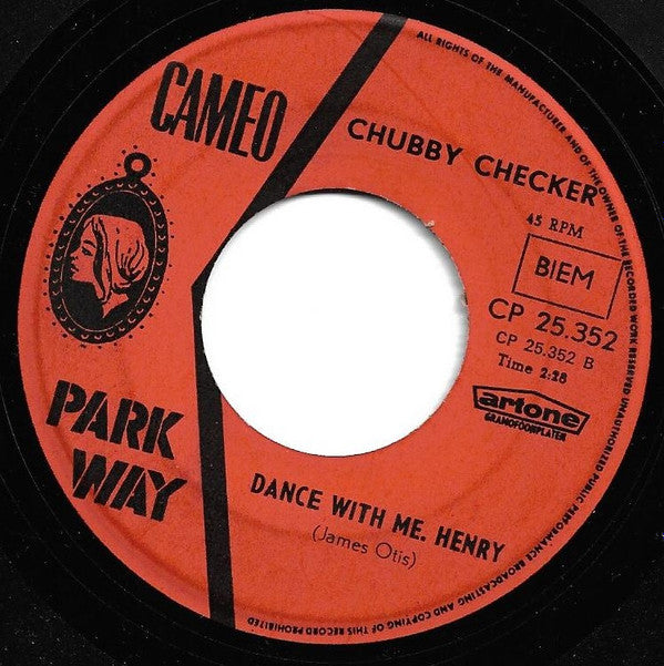 Chubby Checker : The Hucklebuck / Dance With Me, Henry (7", Mono)