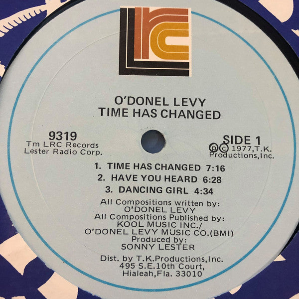 O'Donel Levy : Time Has Changed (LP, Album, Mon)
