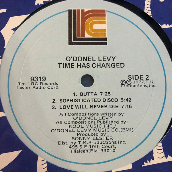 O'Donel Levy : Time Has Changed (LP, Album, Mon)