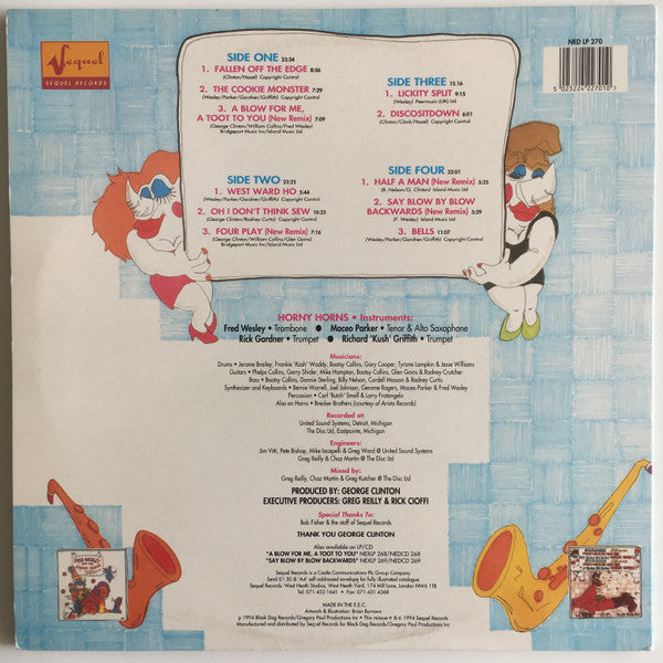 Fred Wesley & The Horny Horns : The Final Blow (2xLP, Album, Gat)