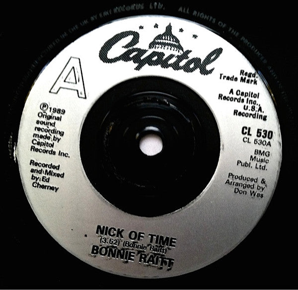 Bonnie Raitt : Nick Of Time (7", Single)