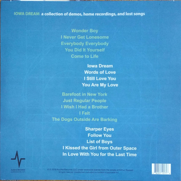 Arthur Russell : Iowa Dream (2xLP, Album)