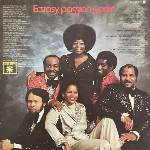 Ecstasy, Passion & Pain : Ecstasy, Passion & Pain (LP, Album)