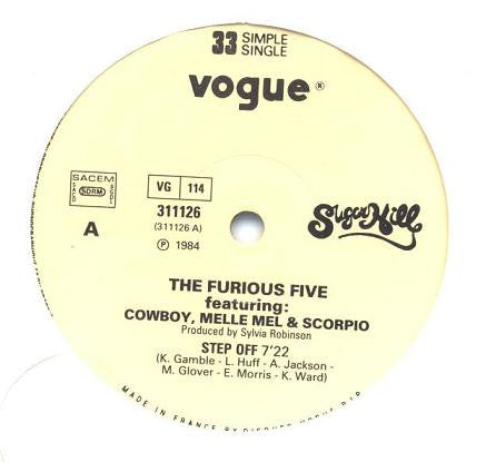 The Furious Five : Step Off (12", Maxi)