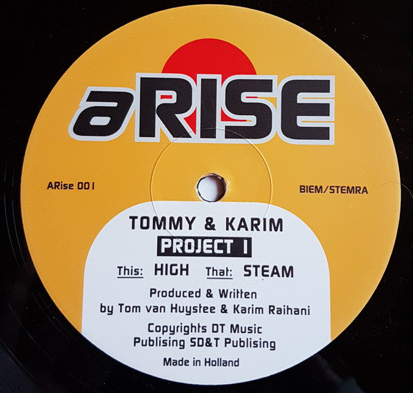 Tommy & Karim : Project 1 (12")