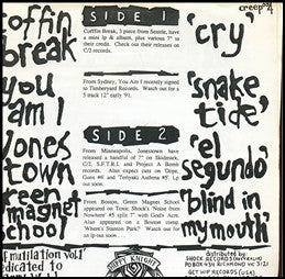 Various : Self Mutilation Volume One (7", Single)