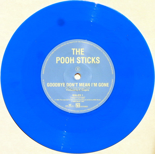 The Pooh Sticks : The World Is Turning On (7", Single, Ltd, Blu)
