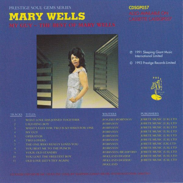 Mary Wells : My Guy - The Best Of Mary Wells  (CD, Comp, RM)