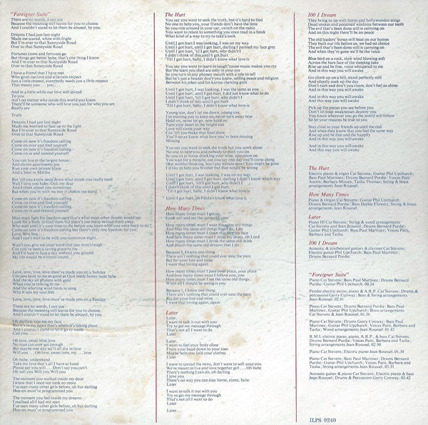 Cat Stevens : Foreigner (LP, Album, Emb)