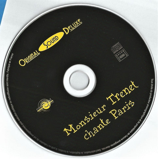 Charles Trenet : Monsieur Trenet Chante Paris (CD, Comp)