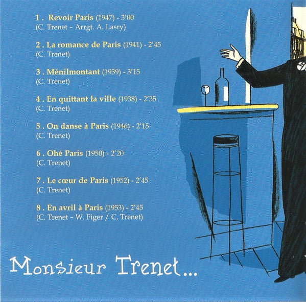 Charles Trenet : Monsieur Trenet Chante Paris (CD, Comp)