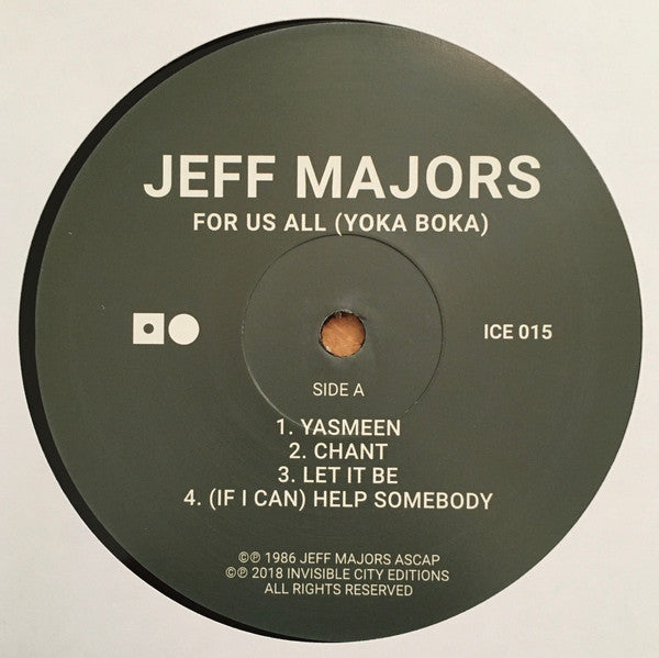 Jeff Majors : For Us All (Yoka Boka) (LP, Album, RE)