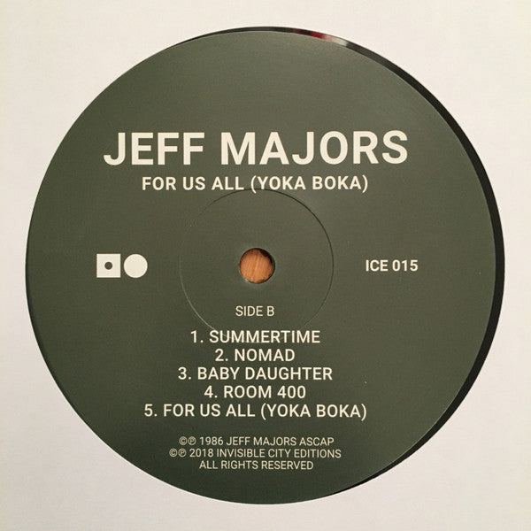 Jeff Majors : For Us All (Yoka Boka) (LP, Album, RE)