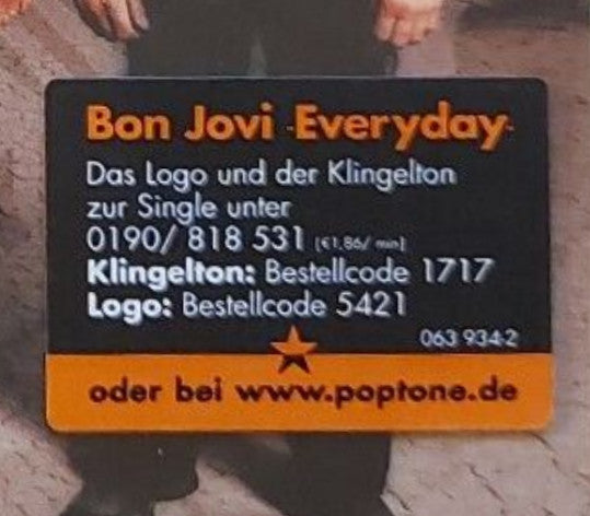 Bon Jovi : Everyday (CD, Single)