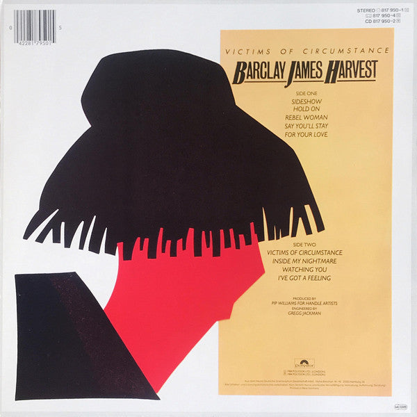 Barclay James Harvest : Victims Of Circumstance (LP, Album)