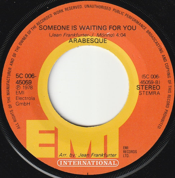 Arabesque : Friday Night (7", Single)