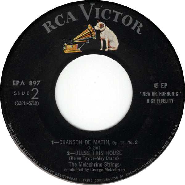 The Melachrino Strings : I'll Walk Beside You (7", EP)