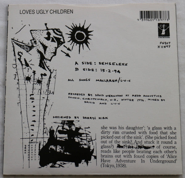 Loves Ugly Children : Senseless (7", Single)