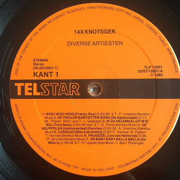 Various : 14x Knotsgek (LP, Comp)