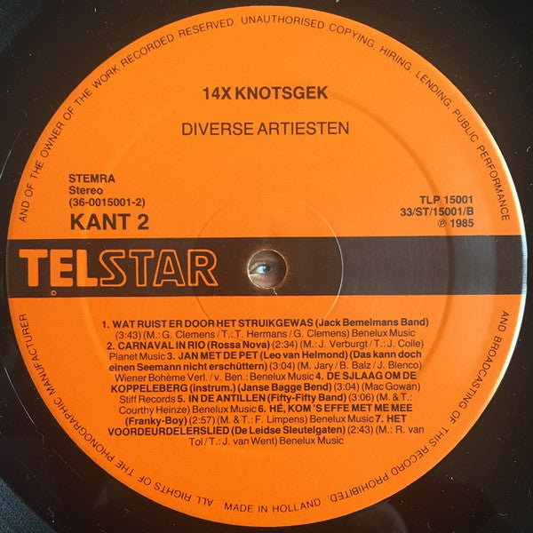 Various : 14x Knotsgek (LP, Comp)