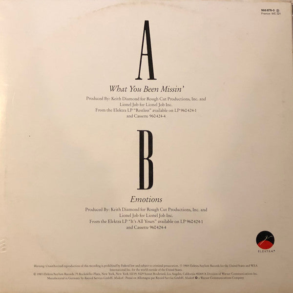 Starpoint : What You Been Missin' (12")