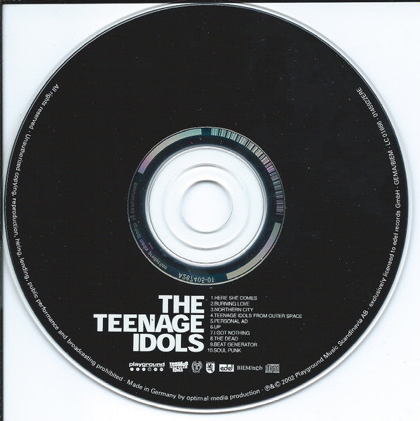 The Teenage Idols : Teenage Idols (CD, Album, Promo)