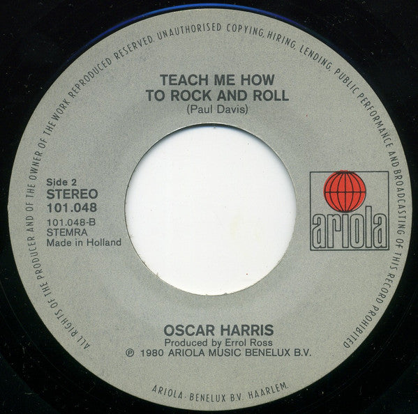 Oscar Harris : Song For The Children (7")