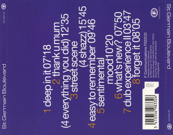 St Germain : Boulevard (The Complete Series) (CD, Album, RP, DAD)