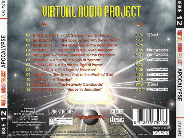 Virtual Audio Project : Apocalypse - Issue 12 (CD, Comp, 3D )