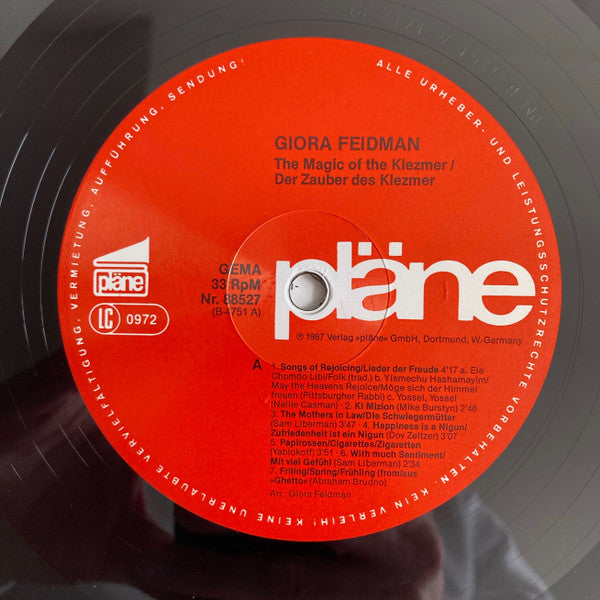 Giora Feidman : The Magic Of The Klezmer / Der Zauber Des Klezmer (LP, Album)