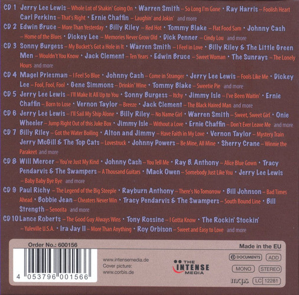 Various : The Memphis Recordings From The Legendary Sun Studios Vol 2 (10xCD, Comp, Mono + Box)