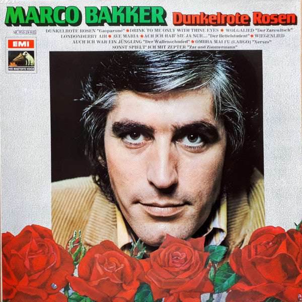 Marco Bakker : Dunkelrote Rosen (LP, Album, RE)