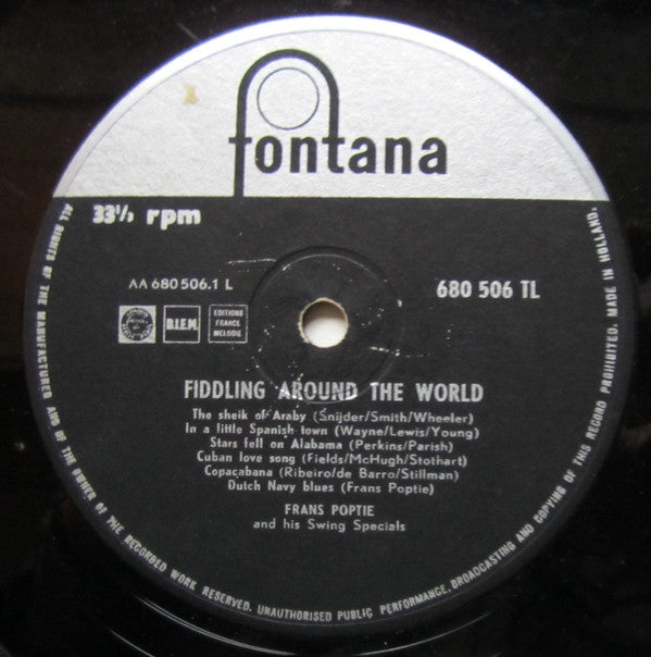 Frans Poptie And His Swing Specials : Fiddling Around The World (LP)