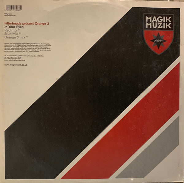 Filterheadz Present Orange 3 : In Your Eyes (12")