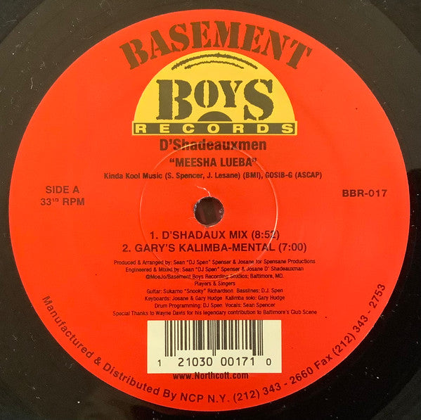 The Shadeaux Men : Meesha Lueba (12")