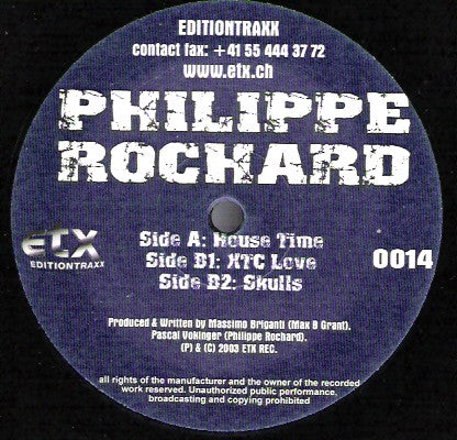 Philippe Rochard : House Time (12")