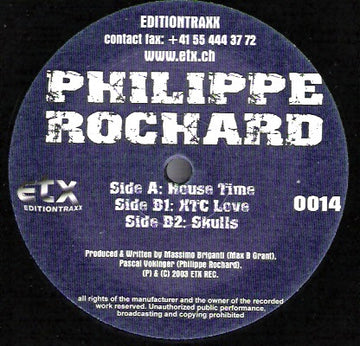 Philippe Rochard : House Time (12")