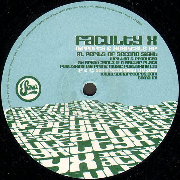 Faculty X : Airports & Hospitals EP (12", EP)