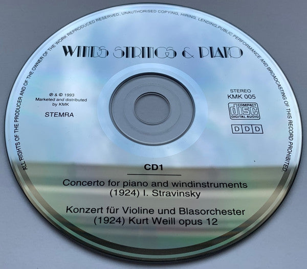 Emmy Verhey, Quirine Viersen, Niek van Oosterum, Koninklijke Militaire Kapel, Pierre Kuijpers : Winds, Strings & Piano (2xCD, Album)