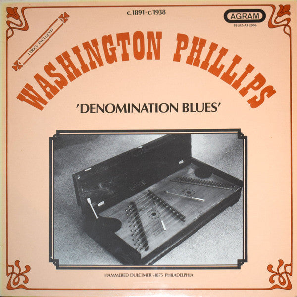 Washington Phillips : Denomination Blues (LP, Comp, RM, Whi)