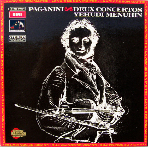 Niccolò Paganini, Yehudi Menuhin : Deux Concertos (LP, RE, Gat)