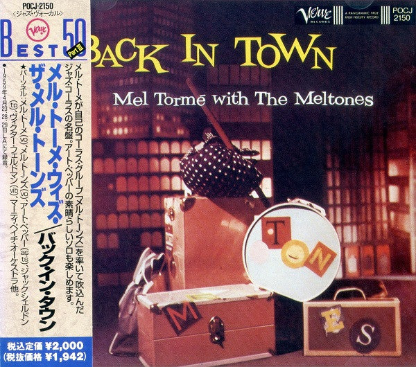 Mel Tormé with The The Mel-Tones : Back In Town (CD, Album, RE, RM)