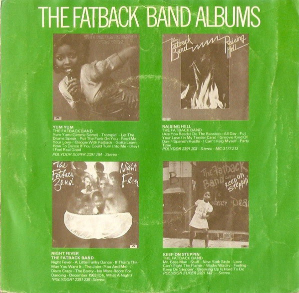 The Fatback Band : Double Dutch (7", Single)