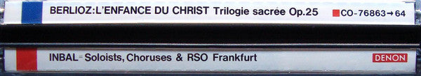 Hector Berlioz, Radio-Sinfonie-Orchester Frankfurt, Eliahu Inbal : Berlioz: L'Enfance Du Christ, Trilogie Sacrée, Op.25 (2xCD, Album)