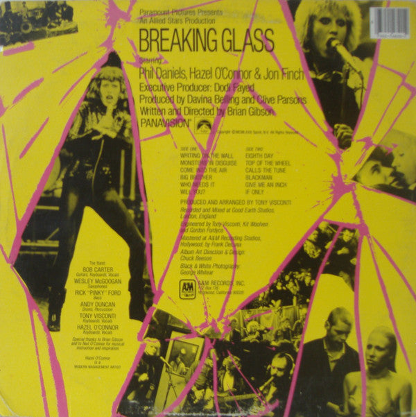 Hazel O'Connor : Breaking Glass (LP, Album, y -)
