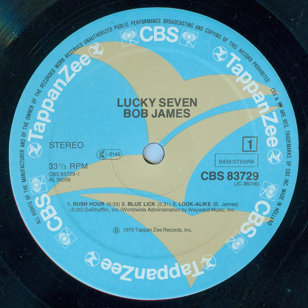 Bob James : Lucky Seven (LP, Album, Gat)
