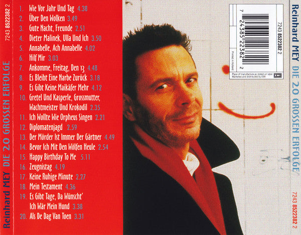 Reinhard Mey : Die 20 Grossen Erfolge (CD, Comp, RE)